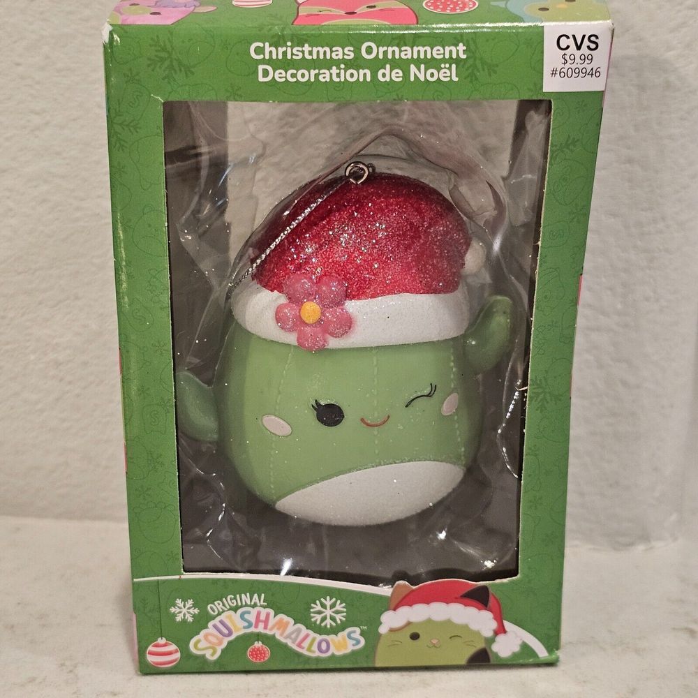2023 Kurt Adler Original Squishmallows Maritza Cactus Christmas Ornament - Picture 2 of 4